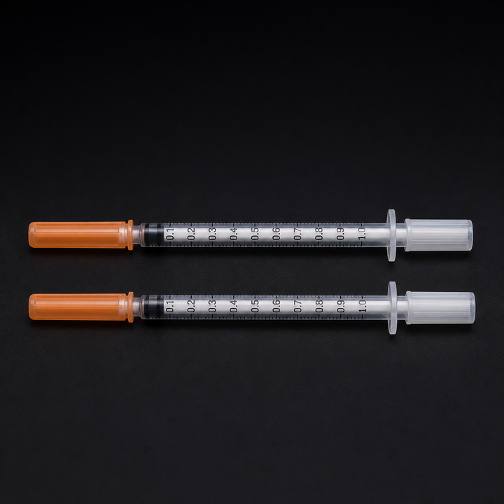 U-100 Insulin Syringes, 1 mL, 31G × 4 mm — 2 Pack